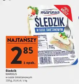 Intermarche Śledzie w sosie śmietanowym oferta