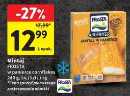 Intermarche Mintaj w panierce cornflakes oferta