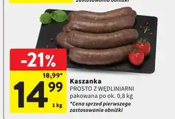 Intermarche Kaszanka pakowana po ok oferta