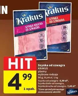 Intermarche Szynka krucha od szwagra oferta