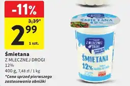 Intermarche Śmietana z mlecznej drogi 12% oferta