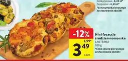 Intermarche Mini focaccia śródziemnomorska Lanterna oferta
