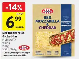 Intermarche Ser mozzarella & cheddar Mlekovita wiórki oferta