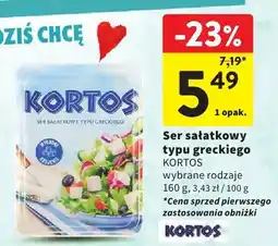 Intermarche Ser sałatkowy typu greckiego Kortos wybrane rodzaje oferta
