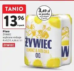 Intermarche Piwo wybrane rodzaje oferta