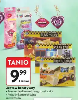 Intermarche Zestaw kreatywny Tworzenie diamentowego breloczka, Pojazdy konstrukcyjne mix wzorów oferta