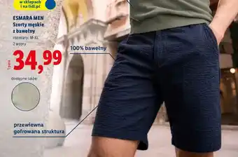 Szorty męskie z bawełny