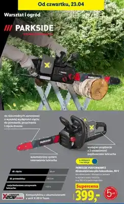 Lidl Akumulatorowa piła łańcuchowa, 40 V oferta