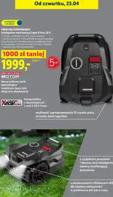 Lidl Robot koszący Smart & Free 20V oferta