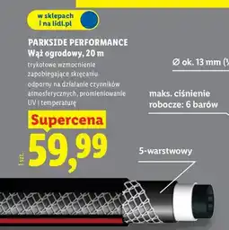 Lidl Wąż ogrodowy 20m oferta
