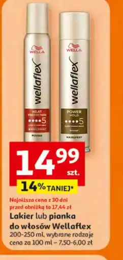 Auchan Wella Lakier/pianka Wellaflex oferta