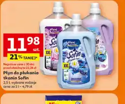 Auchan Płyn do płukania tkanin Sofin oferta