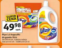 Auchan Płyn lub kapsułki do prania Vizir oferta