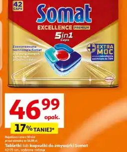Auchan Somat tabletki do zmywarki oferta