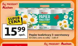 Auchan Papier toaletowy rumiankowy oferta