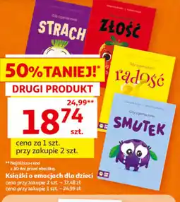 Auchan Książki o emocjach dla dzieci oferta