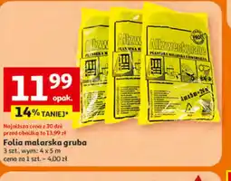 Auchan Folia malarska gruba oferta