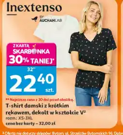Auchan Inextenso T-shirt damski oferta