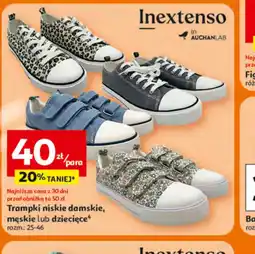 Auchan Trampki niskie Inextenso oferta