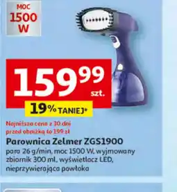 Auchan Parownica Zelmer ZGS1900 oferta