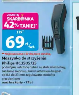 Auchan Philips Maszynka do strzyżenia HC3505/15 oferta