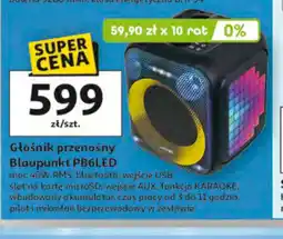 Auchan Głośnik przenośny Blaupunkt PB6LED oferta