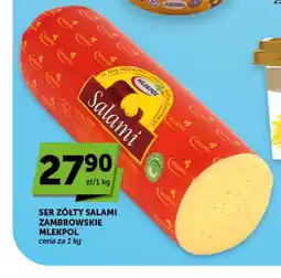 Groszek Ser zółty salami zambrowskie mlekpol oferta