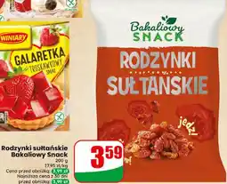 Dino Rodzynki sułtańskie Bakaliowy Snack oferta