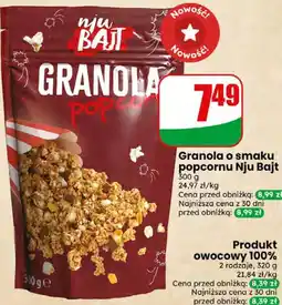 Dino Granola o smaku popcornu Nju Bajt oferta