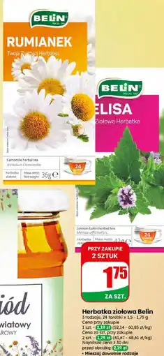 Dino Herbatka ziołowa Belin oferta