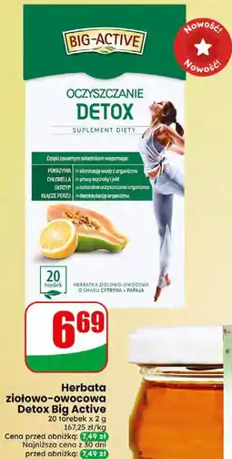 Dino Herbata ziołowo-owocowa Detox Big Active oferta