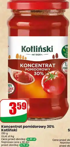 Dino Koncentrat pomidorowy 30% Kotliński oferta