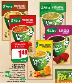 Dino Zupa Gorący Kubek Knorr różne rodzaje oferta