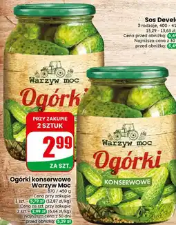 Dino Ogórki konserwowe Warzyw Moc oferta