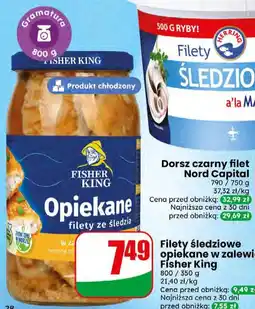 Dino Filety śledziowe opiekane w zalewie Fisher King 800 oferta