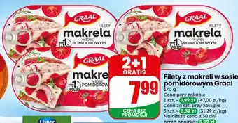 Dino Filety z makreli w sosie pomidorowym Graal oferta