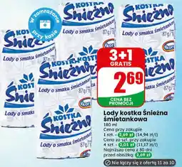 Dino Lody kostka Śnieżna śmietankowa oferta