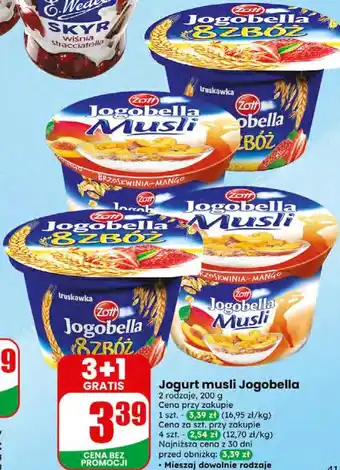 Dino Jogurt musli Jogobella oferta