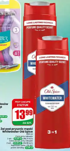 Dino Żel pod prysznic męski Whitewater Old Spice oferta