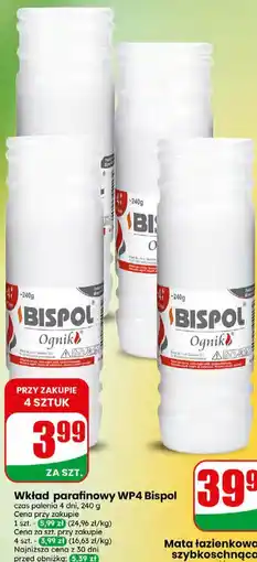Dino Wkład parafinowy WP4 Bispol oferta