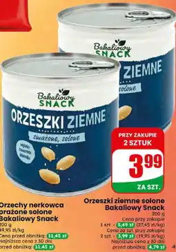 Dino Orzeszki ziemne solone Bakaliowy Snack oferta