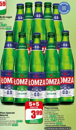 Dino Piwo Łomża butelka bezzwrotna oferta