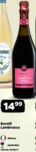 Netto Borelli Lambrusco oferta