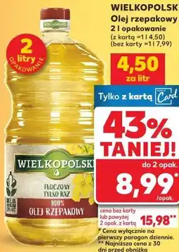 Kaufland WIELKOPOLSKI Olej rzepakowy oferta
