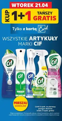 Kaufland WSZYSTKIE ARTYKUŁY MARKI CIF oferta