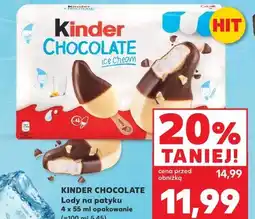 Kaufland Kinder Chocolate Lody na patyku oferta