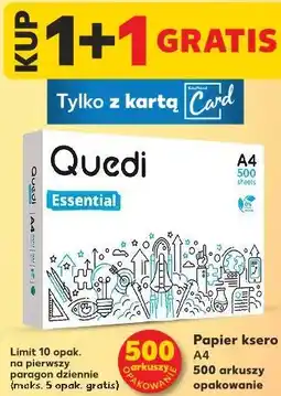 Kaufland Papier ksero A4 500 arkuszy oferta
