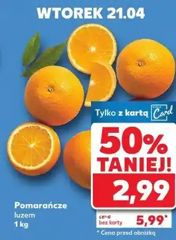 Kaufland Pomarańcze luzem oferta