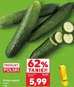 Kaufland Polskie ogórki luzem oferta
