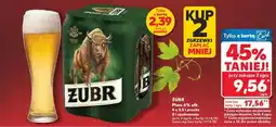 Kaufland ŻUBR Piwo 6% alk oferta